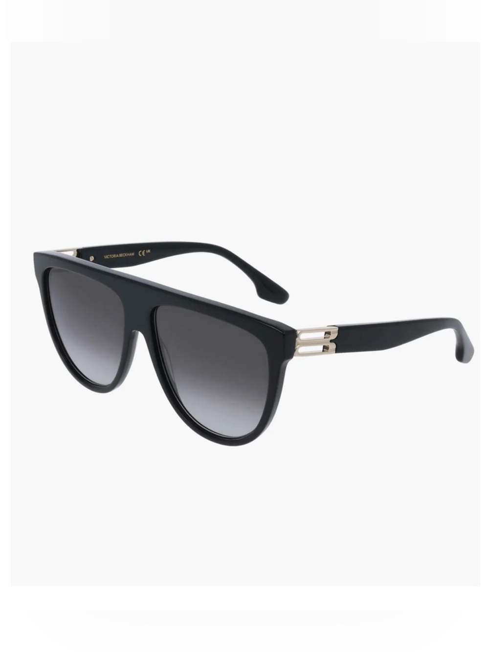 Victoria Beckham Black Aviator Sunglasses NWT